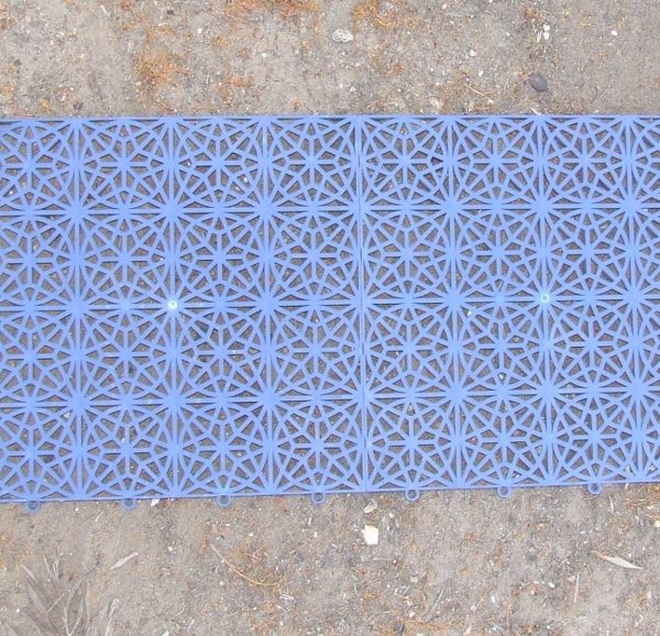 שטיח שקוף כחול מונע החלקה